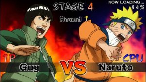 Прохождение Игры Naruto Ultimate Ninja Heroes #2 (Leaf Destruction!!!). PSP.