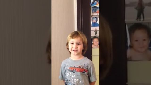 Дима Милютин 5 лет читает Парус М.Ю. Лермонтова смотреть онлайн