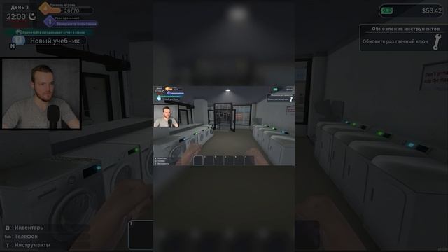 Слендермен в симуляторе прачечной. Laundry Store Simulator. #klimkingaming #слендермен