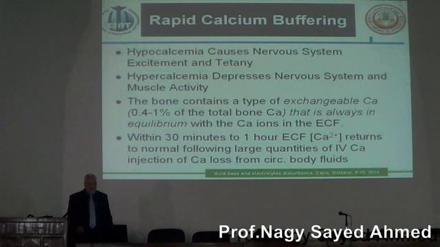 Calcium homeostasis prof Nagy sayed Ahmed. 6th ESNT-CNE 10.10.2014 смотреть онлайн