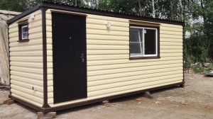 Дачный домик Люкс  вагончик бытовка блок контейнер вагончик для проживания металлический  6 метровая