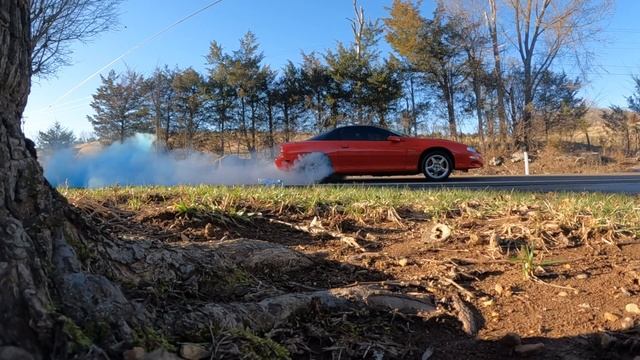 2002 Chevrolet Camaro 35th Anniversary Baby gender reveal Burnout. смотреть онлайн