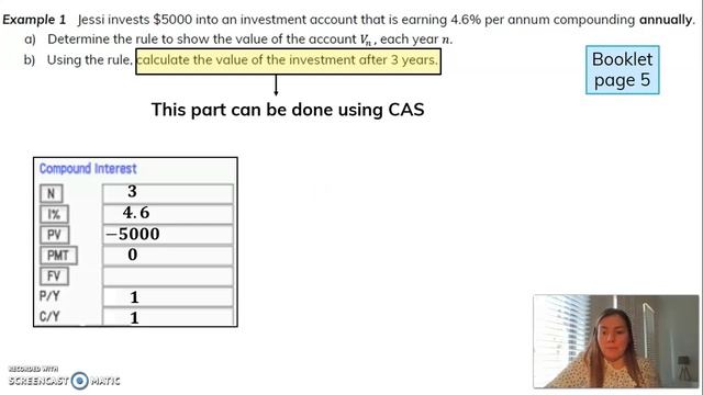 6 GM Financial pg 5 7 Compound Interest Using CAS смотреть онлайн