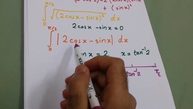 Integral of sqrt[ 1 - 2 sin 2x + 3 (cos x)^2 ] from 0 to pi/2 смотреть онлайн