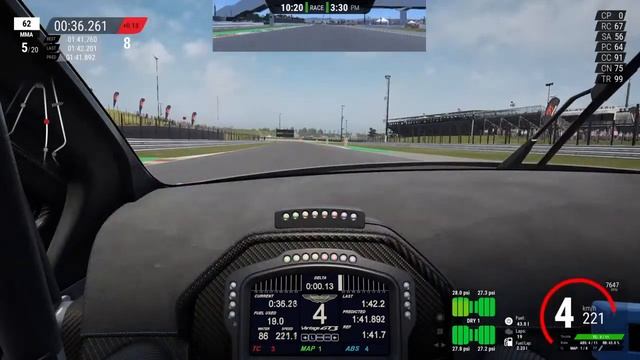 AMR V8 Vantage GT3 race@Misano [PS4] ACC смотреть онлайн