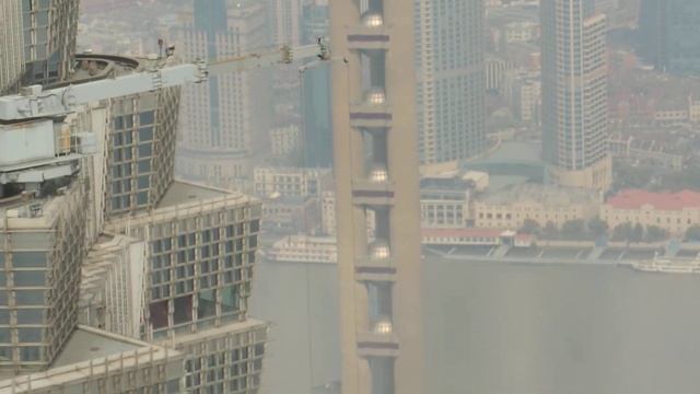 View from lobby Park Hyatt Shanghai