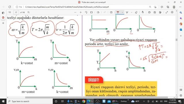 Mexaniki rəqslər və dalğalar // Fizika dərs izahları#fizika смотреть онлайн