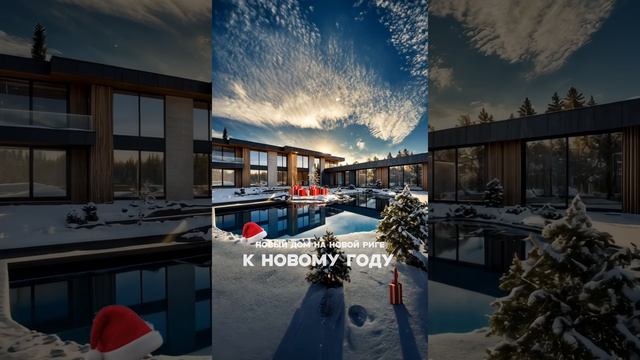 🎄❄️☃️НОВЫЙ ДОМ НА НОВОЙ РИГЕ К НОВОМУ ГОДУ #москва #shorts #новаярига смотреть онлайн