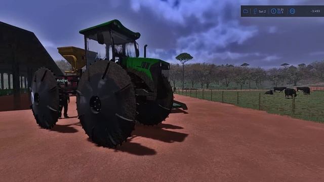Fazenda simulada #62 | Vida de arrozeiro semeando arroz no Januário | Farming simulator 22 смотреть онлайн