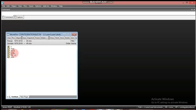 Unit Root Tests, Cointegration and ECM/VECM in Eviews смотреть онлайн
