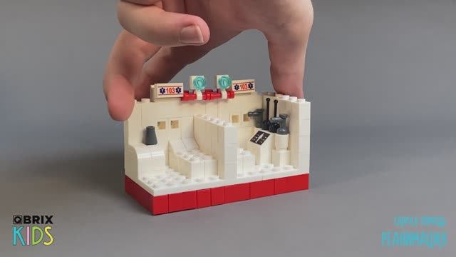 Собираем реанимацию из конструктора QBRIX KIDS - детские конструкторы с видеоинструкцией смотреть онлайн