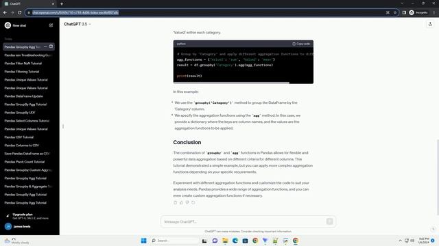 pandas groupby agg different functions for different columns смотреть онлайн