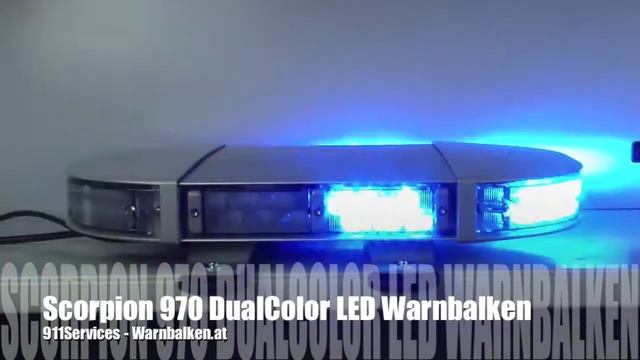 Scorpion 970 Mini Dual Color LED Warnbalken - 911Services Warnbalken.at смотреть онлайн