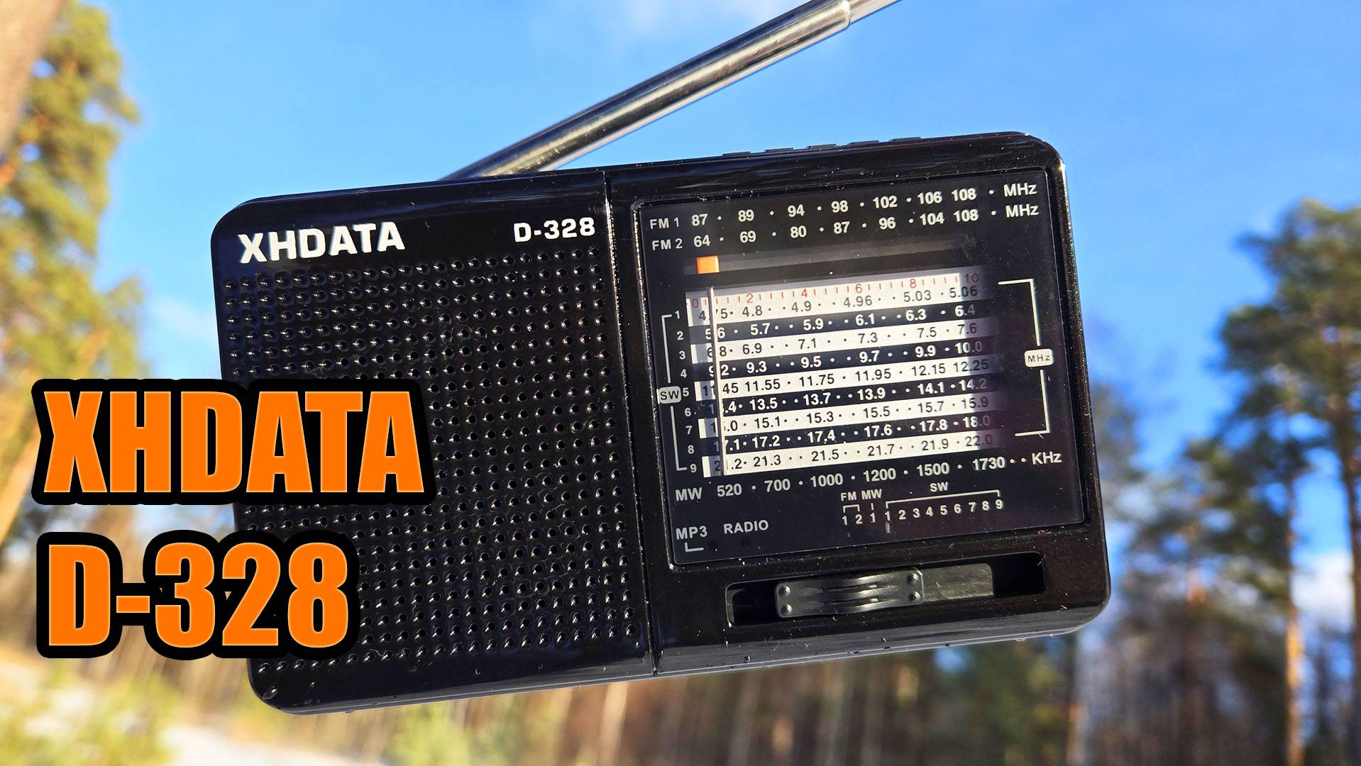 XHDATA D328 радиоприёмник смотреть онлайн