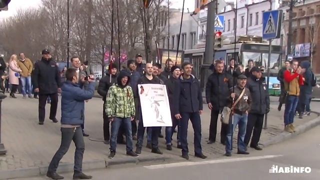 Возвращение с Комсомольской площади до Прудов и встреча с активистами НОД смотреть онлайн