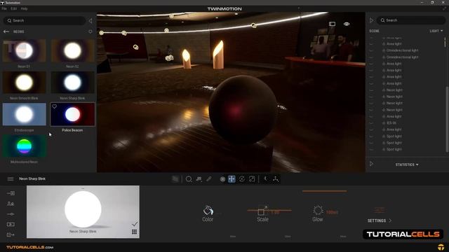 0050. neon material in twinmotion смотреть онлайн