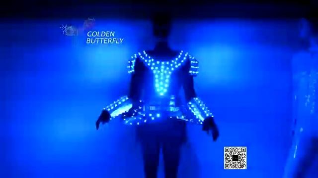 JHD-L0001-LED clothing with cuff armor-shaped shining mode in different pace смотреть онлайн