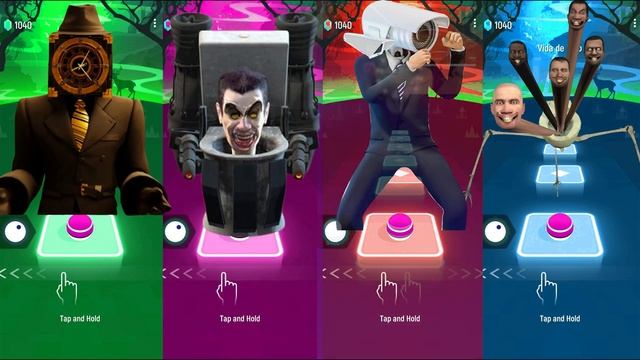 Skibidi Toilet Songs Clock Man vs Gman vs Cameraman vs Hydra Strider смотреть онлайн