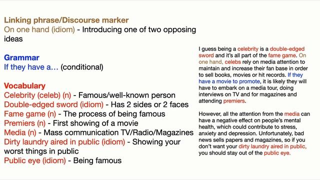 Famous People/Celebrity - IELTS Speaking Part 3 Model Answer