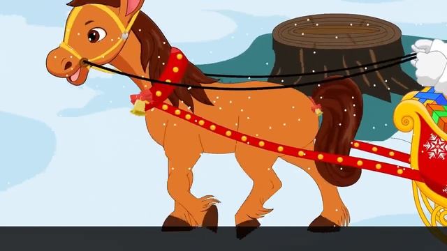 Jingle Bells - английская новогодняя детская песня смотреть онлайн