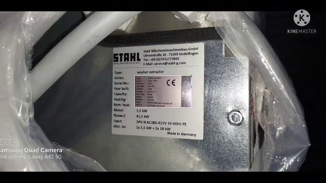 STAHL WASHING MACHINE UNLOADING & INSTALLATION... смотреть онлайн