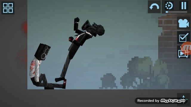 Large speakerman vs Large cameraman in melon playground смотреть онлайн
