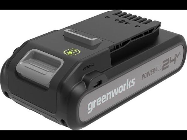 Новые аккумуляторы Greenworks 24V смотреть онлайн