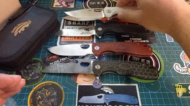 Honey Badger Tanto Large White HB1325: Full review and a few more cool things. Also comparisons. смотреть онлайн