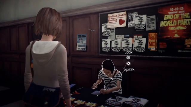 Life Is Strange Remastered: Episode 2 - Main Campus - Talking To Courtney