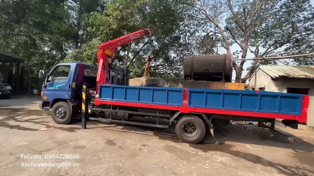 Xe Hyundai 110XL gắn cần cẩu Sany Pafinger 3,2 tấn 4 đốt -0964229668 смотреть онлайн