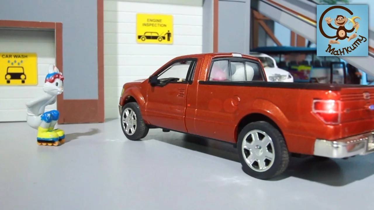 Мультик про машинки. Сборник мультфильмов про Девочку Машу и её Машины. МанкиМульт смотреть онлайн