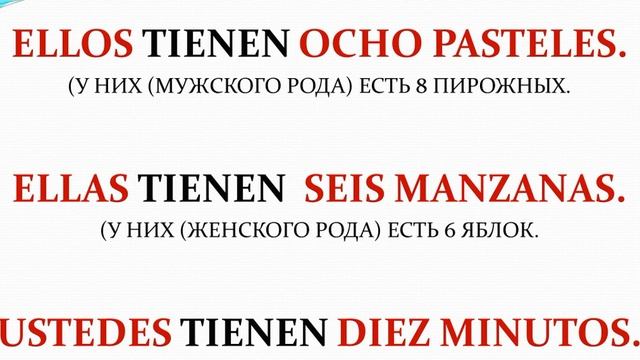 РАЗГОВОРНЫЙ ИСПАНСКИЙ. Испанский с нуля. Глагол TENER смотреть онлайн