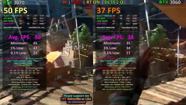 RTX 3060 12GB vs 3070 8GB TEST in 8 GAMES - 1080p 1440p 4K смотреть онлайн