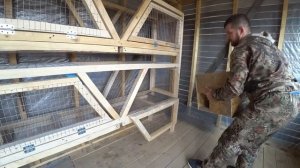 Клетка для кроликов, пошаговая постройка с размерами! Своими руками!