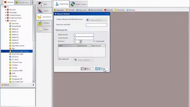BIRT Analytics - Data Engineering & Enrichment
