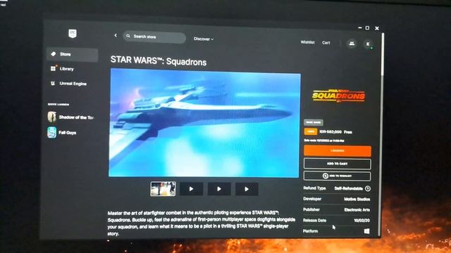 STAR WARS : SQUADRONS !!!! EPIC GAMES GOKIL !!! GAME GRATIS LAGI !!! смотреть онлайн