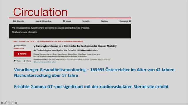 Erhöhte Gamma GT - Risikomarker für Herz-Kreislauferkrankungen смотреть онлайн