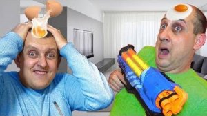 ТУХЛЫЕ ЯЙЦА. ТОЛЯ НАКИДАЛ ВОНЮЧИХ ЯИЦ. НЕРФ БРОС ШОУ