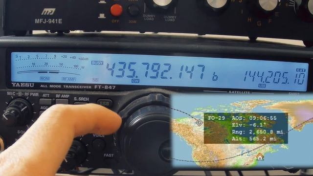 Radio Horizon VS Line of Sight - an observation of FO-29 below the horizon смотреть онлайн