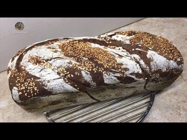 Хлеб Ржано-Пшеничный с солодом. Укладка теста косичкой. Процесс приготовления и технология.