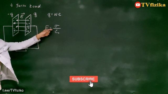Yassi kondensatorning elektr sig'imi. Электростатика. смотреть онлайн