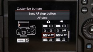 How to use Canon R6 joystick to control Autofocus