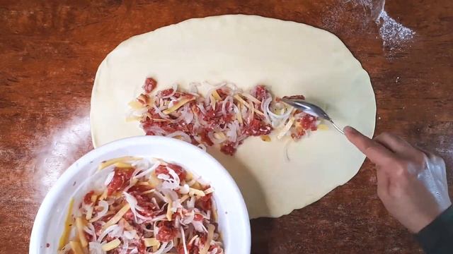 Ажойиб гуштли пирог тайерлаш рецепти / Ajoyib Go'shtli Pirog Tayyorlash