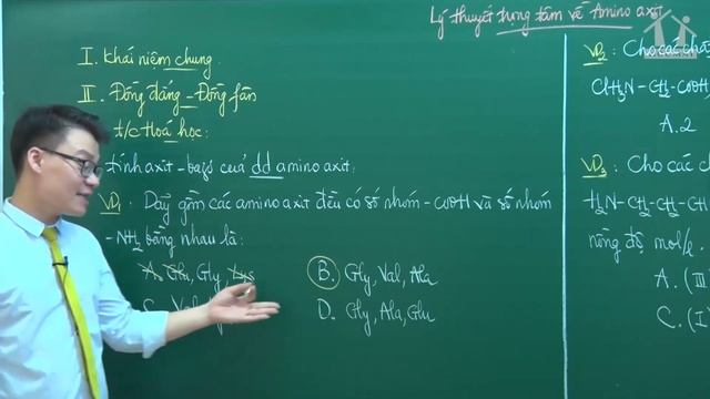 Lý thuyết trọng tâm về Amino Axit - Lớp 12 - Thầy Vũ Khắc Ngọc - PEN-C 2018 смотреть онлайн