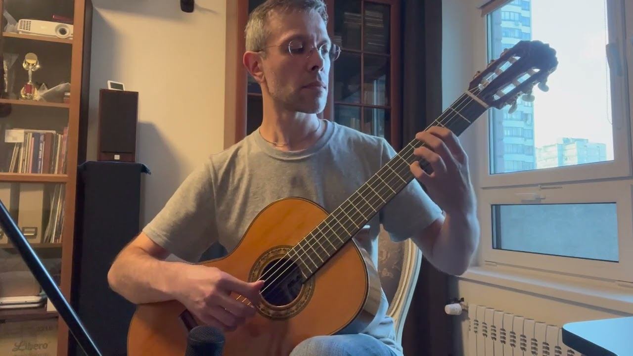 Robert Schumann - Stuckchen (Little Piece - op. 68 No. 5). Guitar: Feliks R. Akopov, Cedar, 2008. смотреть онлайн