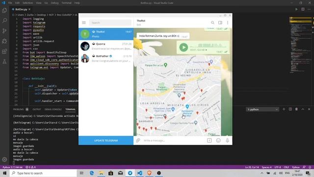 Bot assistent Python-Telegram(AI) смотреть онлайн