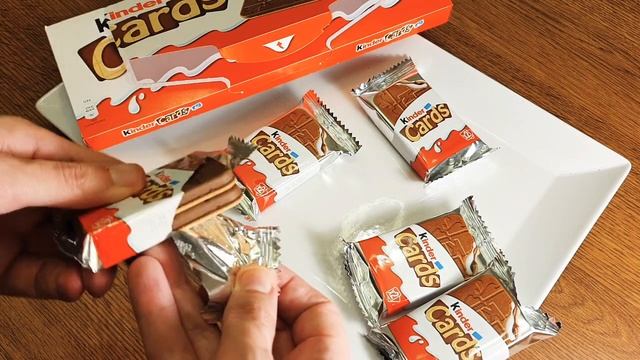 KINDER CARDS Unboxing