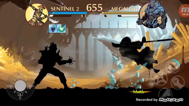 Shadow Fight 2 [Special Monk Fight] - Gameplay in the Sentinel Set (+elixirs) смотреть онлайн