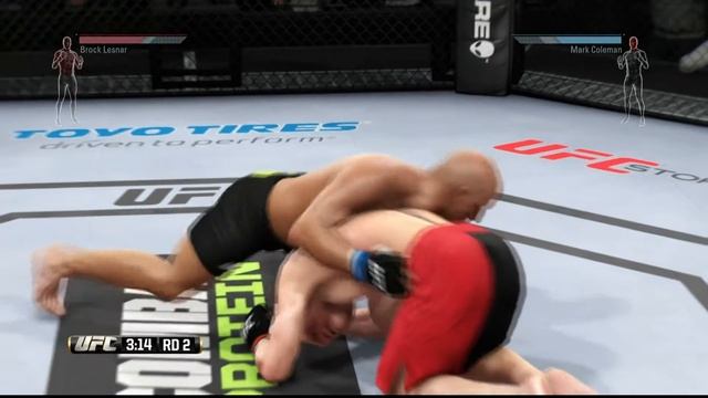 EA Sports UFC - Brock Lesnar Vs. Mark 