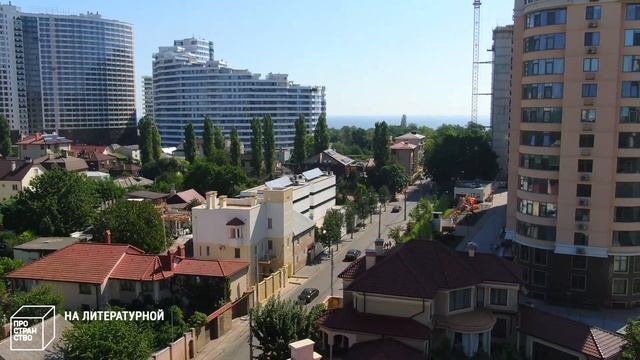 Пространство на Литературной, вид с 8 этажа смотреть онлайн
